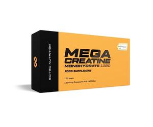 Scitec Nutrition Mega Creatine Monohydrate 1320, Complément alimentaire Kapseln mit Creapure® Kreatin-Monohydrat, 120 mega gélules