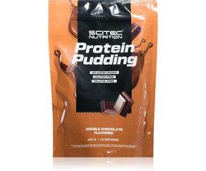 Scitec Nutrition Protein Pudding mélange pour la préparation de pudding avec protéines saveur Double Chocolate 400 g