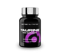 Scitec Nutrition Taurine, Complément alimentaire sous forme de gélule contenant de la taurine, 90 gélules