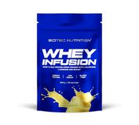 Scitec Nutrition Whey Infusion - Mélange protéiné crémeux au lactosérum | Whey concentrée et protéines de lait - Acides aminés et inuline - Pauvre en sucres, sans gluten - 500 g, Banane