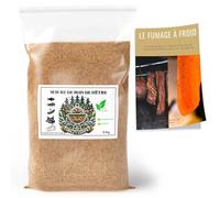 Sciure de Bois de Hêtre 9Kg pour Fumoir - Ebook Offert (Livre Digital)-Adaptée au Serpentin Fumoir à Froid - Conditionnée en France