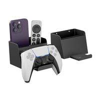 sciuU 2* Support Mural pour Manette avec Boîte de Rangement, Vis ou Adhésif