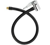 sciuU 40cm Tuyau de Rallonge Pompe à air Portable, Compatible avec Xiaomi MI Pump, Universel Tube de Rallonge en Caoutchouc avec Adaptateur Schrader pour Pneus de Vélo Voiture Moto Vélo