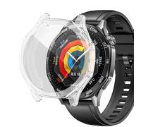 sciuU Coque Compatible avec Huawei GT 5 46mm, Boîtiers Étui de Protection avec Protection D'écran en TPU Flexible, Anti-Chocs Couverture pour Smart Watch GT5 - Clair
