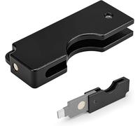 sciuU Coque rotative pliable en métal compatible avec Yubico Security Key C NFC/YubiKey 5C / 5C FIPS, connecteur USB-C - Coque de protection en alliage d'aluminium résistant aux rayures e