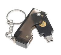 sciuU Étui Compatible avec Yubico Security Key USB-C, YubiKey 5C NFC | Coque de protection compatible avec Yubico Security Key NFC (USB-C)/YubiKey 5C. Anti-rayure, 7g, utilisation NFC directe