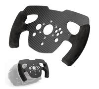 sciuU Roue de Volant Fibre Carbone compatible avec Thrustmaster T300 RS/GT | Fibre de carbone 4mm, 300g ultraléger pour un FFB net. Poignées en microfibre. DIY Add-on Remplacement style GT / Formula.