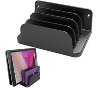 sciuU Support Mural Universel pour 4 Appareils - pour Tablette/Ordinateur Portable Fin/Smartphones/Liseuses - Support Compatible avec iPad iPhone Samsung Surface Huawei Xiaomi Lenovo