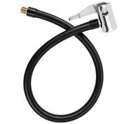 sciuU Tuyau de Rallonge Pompe à air Portable -Adaptateur Schrader Voiture | 40cm - Vanne de poussée - Universel Tube de Rallonge en Caoutchouc pour Pneus de Voiture Moto, compatible avec Bosch, Xiaomi