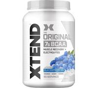 Scivation XTEND Original BCAA 1270-1330 g blue raspberry ice / Acides aminés BCAA / Meilleure vente de BCAA en poudre enrichis d'un mélange d'électrolytes et de citrulline