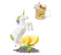 SCJJZ Boule à thé Licorne,Infuser Unicorn Licorne,Boules à thé,infuseur thé, passoires à thé, filtre à thé, infuseur à thé créatif animal, filtre à résidus de thé, passoire à thé à, licorne, 1 pièce