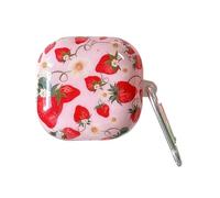 SCJLSDA Coque de protection créative pour Samsung Galaxy Buds FE/2 Pro/Pro/Live/Bud 2 - Motif Kawaii fraise/cerise/lèvres - Pour femme et fille (fraise)