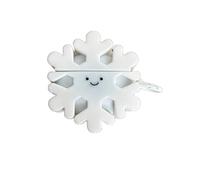 SCJLSDA Coque souple en silicone pour Huawei Freeclip - Joli motif pingouin/poisson 3D amusant - Kawaii - Pour garçons et filles (flocon de neige)