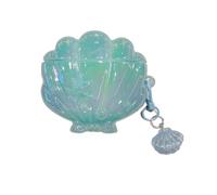 SCJLSDA Coque souple pour Huawei Freeclip 2 (2025), coque souple en silicone pour écouteurs Kawaii 3D violet/vert/blanc, motif coquillage de dessin animé 3D