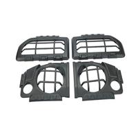 SCKCPNHNPP Antibrouillard Grille Cache Couvercle De Feu Arrière ABS pour Suzuki pour Jimny pour JB74 2019-2025 Protection Phares Antibrouillard Avant Voiture Calandre Cache(Rear and Headlight)