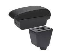 SCKCPNHNPP Boîte Accoudoir Accoudoir De Voiture pour Clio 4 pour Captur pour Clio 3 III IV Boîte Rangement Pièces Rechange Accessoire De Rénovation Intérieure Dédié(B3 Black White 3USB)