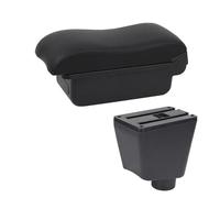 SCKCPNHNPP Boîte Accoudoir pour Clio 4 3 III IV Accoudoir De Voiture Boîte De Rangement Support Cendrier Accessoires De Surface Incurvée(C Black Line NO USB)