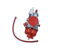SCKCPNHNPP Carburateur Carbu pour CG200 pour Dm200 pour Italika pour Carburadora Couleur Accélérateur Manuel Carburateur Moto Carburateur Pièces(Red)