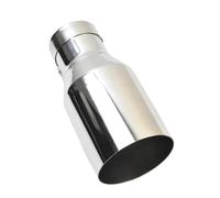 SCKCPNHNPP Embout Silencieux pour E90 pour W222 Universel en Acier Inoxydable Réaménagement Échappement Voiture Silencieux Queue Gorge Modification Pointe Double Embout Échappement(66MM IN-89MM Out)