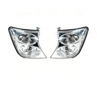 SCKCPNHNPP Phare Principal Avant Feu d'angle Latéral pour Pare-Chocs Avant, Clignotant, Marqueur, Pièces De Phares Automobiles pour Patrol Y61 2001 2002 2003 2004 Bloc Optique Avants(White-1Pair)