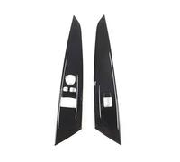 SCKCPNHNPP Poignée Porte Remplacement Autocollant Décoratif pour Bouton De Lève-vitre De Voiture pour Série 4 pour G22 pour G23 pour G26 2020 - 2023 Intérieur Tirette Porte(Style B Black)