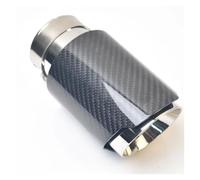 SCKCPNHNPP Silencieux D'échappement Accessoires Universels Voiture Silencieux en Acier Inoxydable Embout Brillant Coupe Oblique Bord Biseauté Embouts Silencieux(51-89)