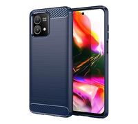 SCL Coque pour Moto G Stylus 5G 2023 Coque Motorola G Stylus 5G 2023 Coque, [Bleu] Coque de protection en gel effet fibre de carbone [anti-rayures] [anti-collision]