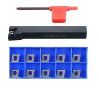 SCLCR1212H09 Porte-outils de tournage de précision avec capacité de changement rapide avec dix inserts CCMT09T304 de qualité