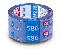 Scley A0300-860230 Lot de 2 rubans de masquage, ruban crêpe bleu Largeur 30 mm, longueur 33 m Pour travaux de peinture Série *586