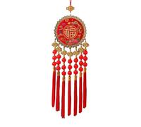 Sclmgo Décoration de porte à suspendre pour Nouvel An chinois floqué avec paillettes décoratives, idéal pour la maison, les réunions de famille, les célébrations, multicolore, style B