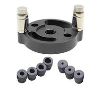 Sclmgo Gabarit d'Auto-centrage Vertical pour Bois Guide Perçage Tourillon Outil Perçage Menusierie en Acier Inoxydable Fonction Auto-centrante Adapté au