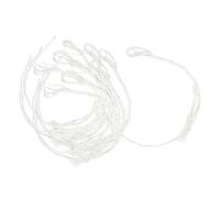 Sclmgo Lot de 10 pompons Tzitzit juifs, polyvalents, par exemple, comme châle de prière, accessoires pour jeans et t-shirts, blanc