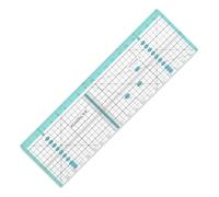 Sclmgo Règle de Patchwork En Acrylique Découpe Tissu Mesure avec Quadrillage Repères Clairs Précision Règle Couture Adaptée à DIY Atelier 20x6cm