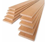 SCM Créations Lot 10 Lattes 68 cm (680 mm) Largeur 53mm épaisseur 8mm| sommier lit canapé clic clac bz | 7 Plis Rechange Renfort résistant Soutien Matelas