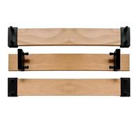 SCM Créations Lot de 3 Lattes Longueur 140 cm (1400mm) Largeur 53mm épaisseur 8mm avec 6 Embouts, Latte de lit
