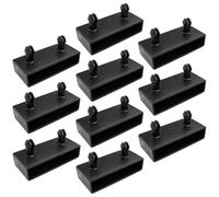 SCM Créations Lot de 30 Embouts Noirs a tétons pour Lattes de 53mm