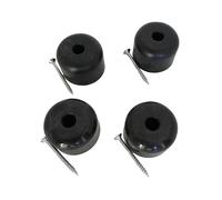 SCM Créations Lot de 4 Pieds Ronds diamètre 50 mm Hauteur 35 mm à Visser avec 4 vis 5/50