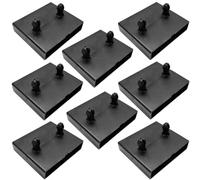 SCM Créations Lot de 8 Embouts centraux pour Lattes 53mm, Non traversant, pour bz, lit