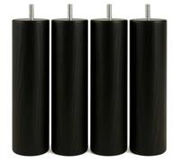 SCM Créations Pieds de lit et sommier à Visser 25 cm Noir