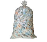 SCM Créations Sac de Flocons de Mousse 50 litres | Rembourrage Coussins, Poufs, Peluche Crochet canapé Artisanat Couture | garnissage Haute qualité