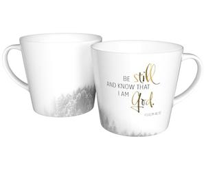 SCM Tasse « Be still and know » - Décor doré