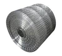 SCMYZLYD Treillis Anti-rongeurs, Galvanized Welded Wire Mesh Fence Roll 0.9x3.9 inch Silver .3-1.5m Height Pack of 2(1.5x10m)