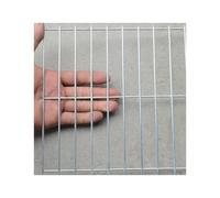 SCMYZLYD Treillis Anti-rongeurs, Welded Chicken Wire Mesh 0.9x3.9 inch Openings Silver Multiple Sizes Pack of 2(1x15m)