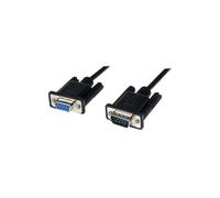 SCNM9FM1MBK STARTECH Câble, 9W Série Null Modem M-F 1M, Noir