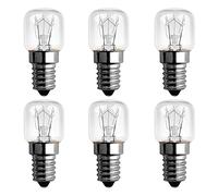SCNNC Ampoule Four 300 Degres E14 Dimmable, Ampoule four E14 T22, 120LM Blanc Chaud 2300K, AC 220V-240V, E14 Petit culot à vis Pygmy Lamps Pour Four, Micro-ondes, Lampe à sel, 6 Unité