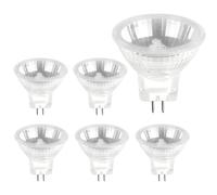 SCNNC Ampoule Halogene 12V 20W GU4 Diametre 35 mm Dimmable Blanc Chaud 2700k, Ampoule Halogène Spot MR11 GU4 pour Armoires, Éclairage Paysager, Lot de 6