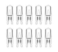 SCNNC Ampoule Halogène G9 25W 230V Dimmable, 330LM Blanc Chaud 2700K - Lot de 10 pour Four, Micro-ondes, Cuisinière, Lampe à Cire