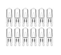 SCNNC Ampoule Halogene G9 28W 230V 370LM Dimmable Blanc Chaud 2700K, 300°C Résistant G9 Ampoule Capsule pour Four, Micro-Ondes, Lustres, Paysage, Lot de 12
