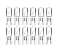 SCNNC Ampoule Halogene G9 33W 230V 460LM Dimmable Blanc Chaud 2700K, 300°C Résistant Ampoule Capsule G9 pour Four, Micro-Ondes, Lustres, Paysage, Lot de 12