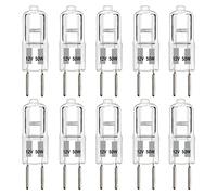 SCNNC Ampoule Halogène GY6.35 50W Dimmable, G6.35 AC/DC 12V, 650lm Blanc Chaud 2700K, GY6.35 Halogène pour Lustre, Lampe de Bureau, Paysage Éclairage, Lot de 10